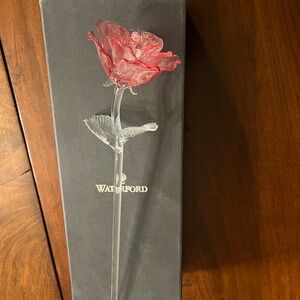 New in Box Waterford Crystal Rose